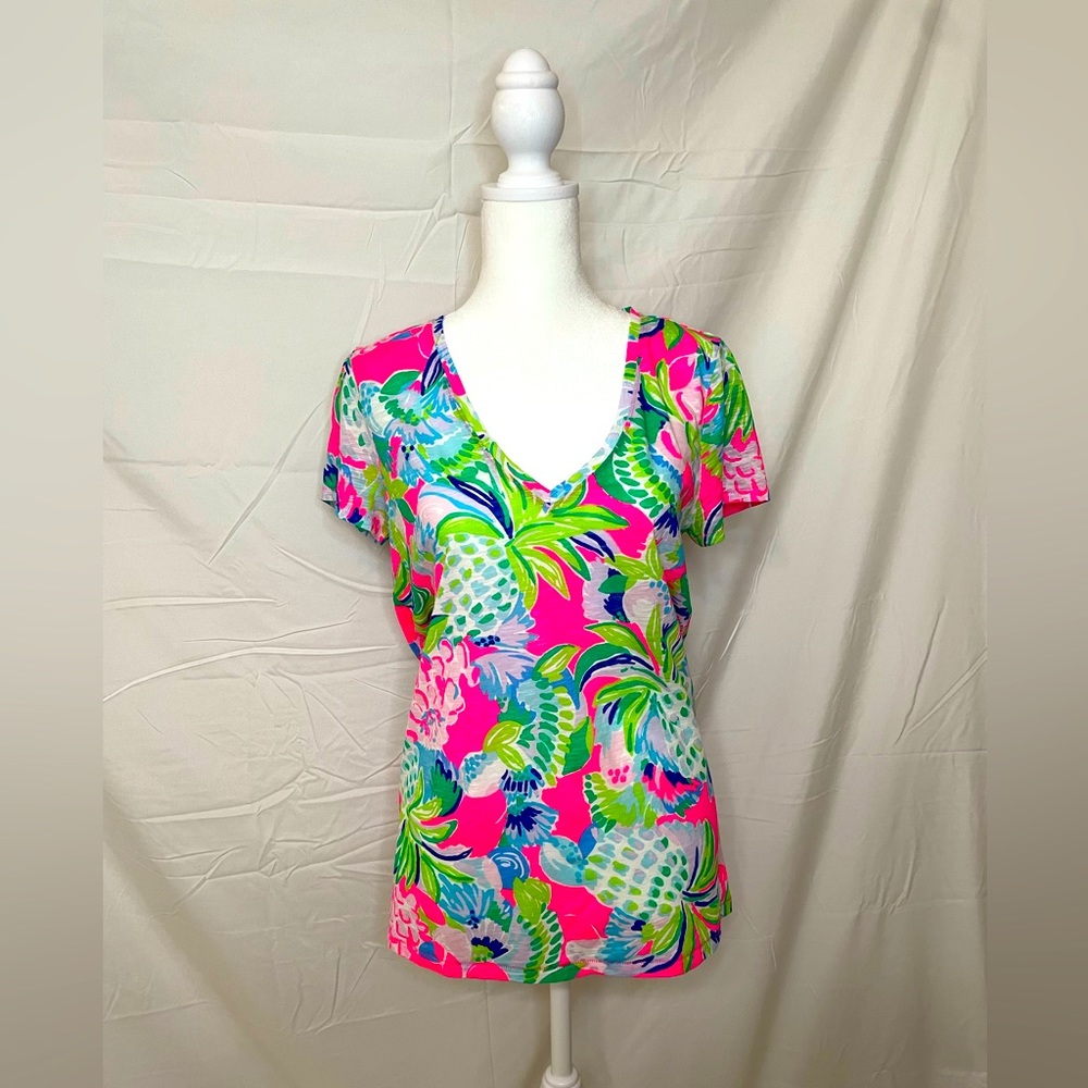 Lilly Pulitzer Multicolor “Raise the Bar” shirt, NWT, size small